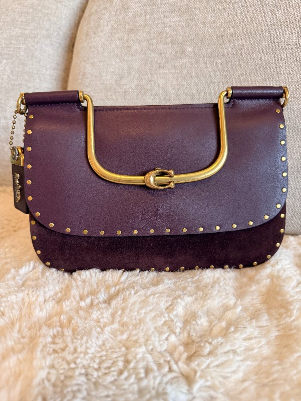 Coach Sample Ellie With Rivets Bag